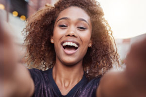 big smiling selfie